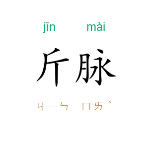 斤脉
