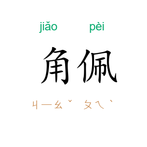 角佩