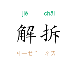 解拆