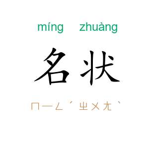 名状