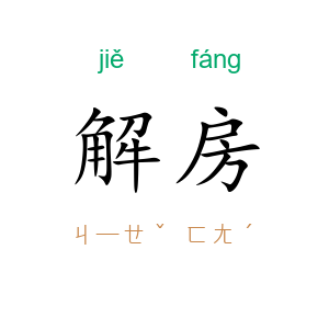 解房