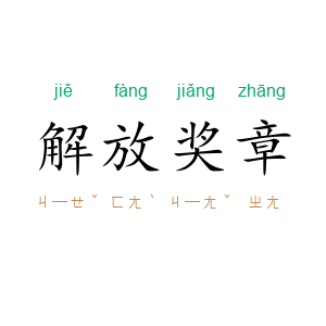 解放奖章