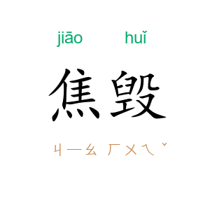 焦毁