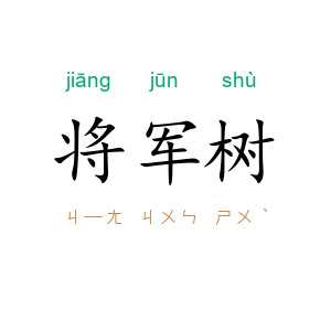 将军树