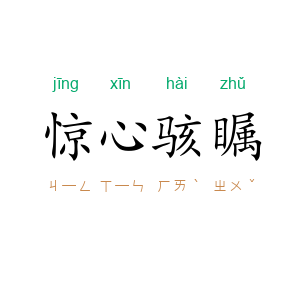 惊心骇瞩