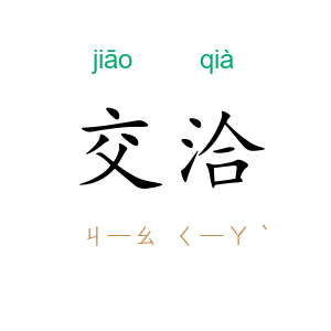 交洽