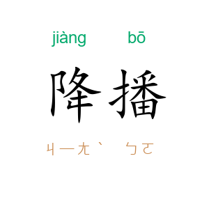 降播