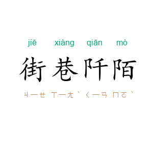 街巷阡陌