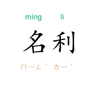 名利
