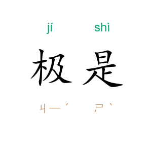 极是