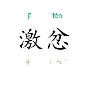 激忿