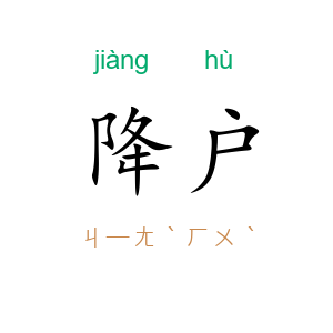 降户