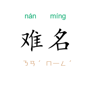 难名
