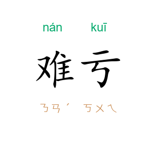 难亏