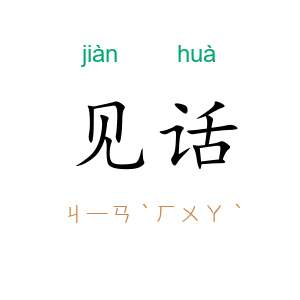 见话