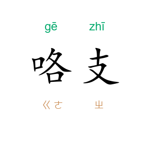 咯支