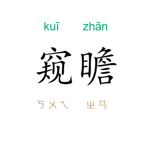 窥瞻