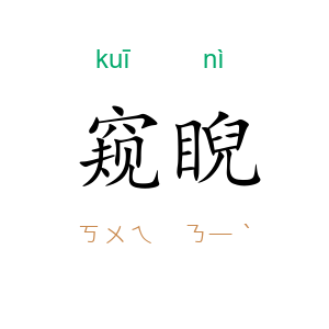 窥睨