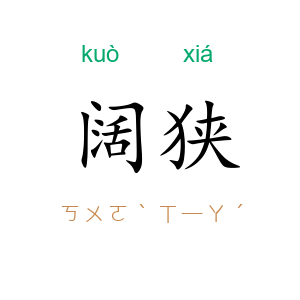 阔狭