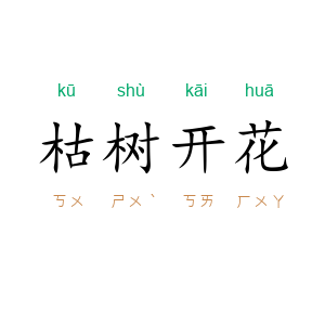 枯树开花