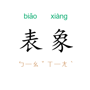 表象