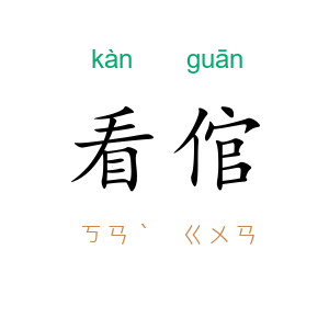 看倌