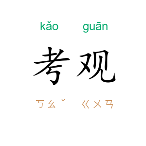 考观