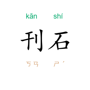 刊石