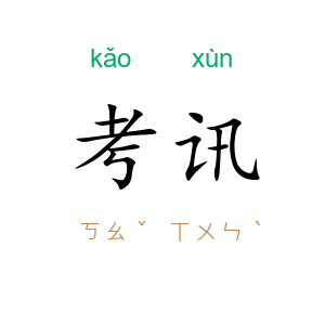 考讯