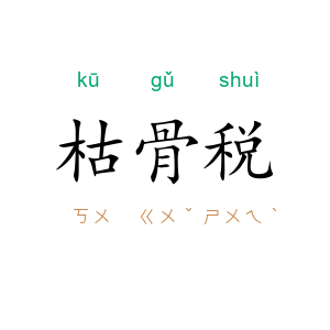 枯骨税