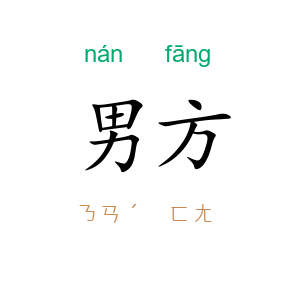 男方