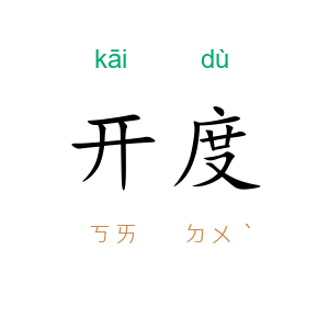 开度