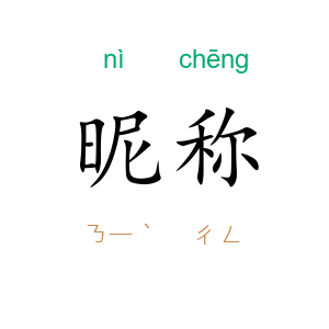 昵称