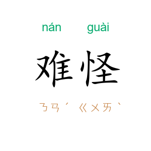 难怪
