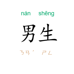 男生