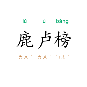 鹿卢榜