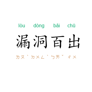 漏洞百出
