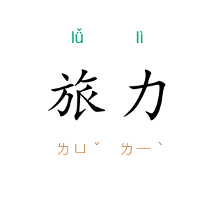 旅力