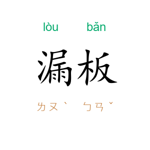 漏板