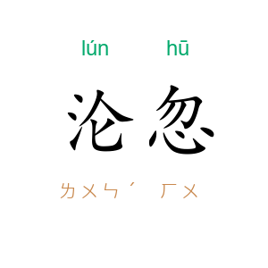 沦忽