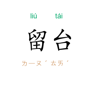 留台