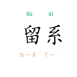 留系