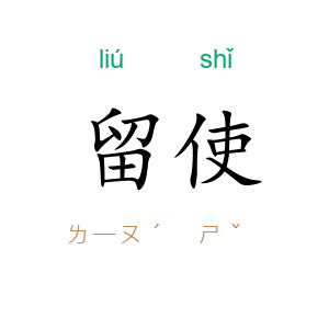 留使