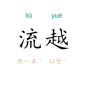 流越