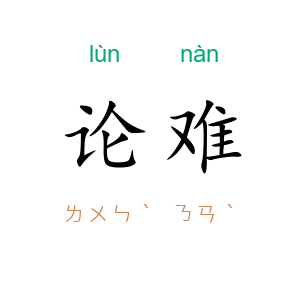 论难