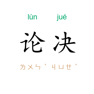 论决