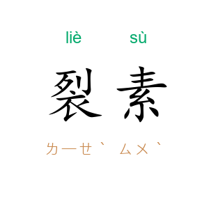 裂素