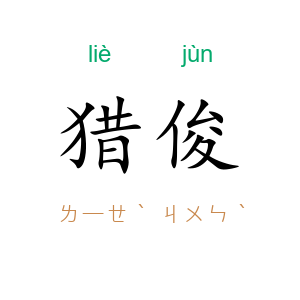 猎俊