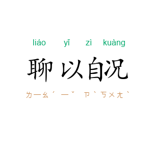 聊以自况