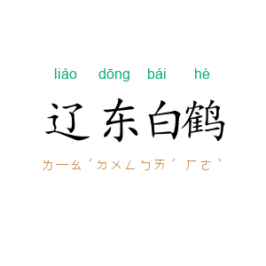 辽东白鹤